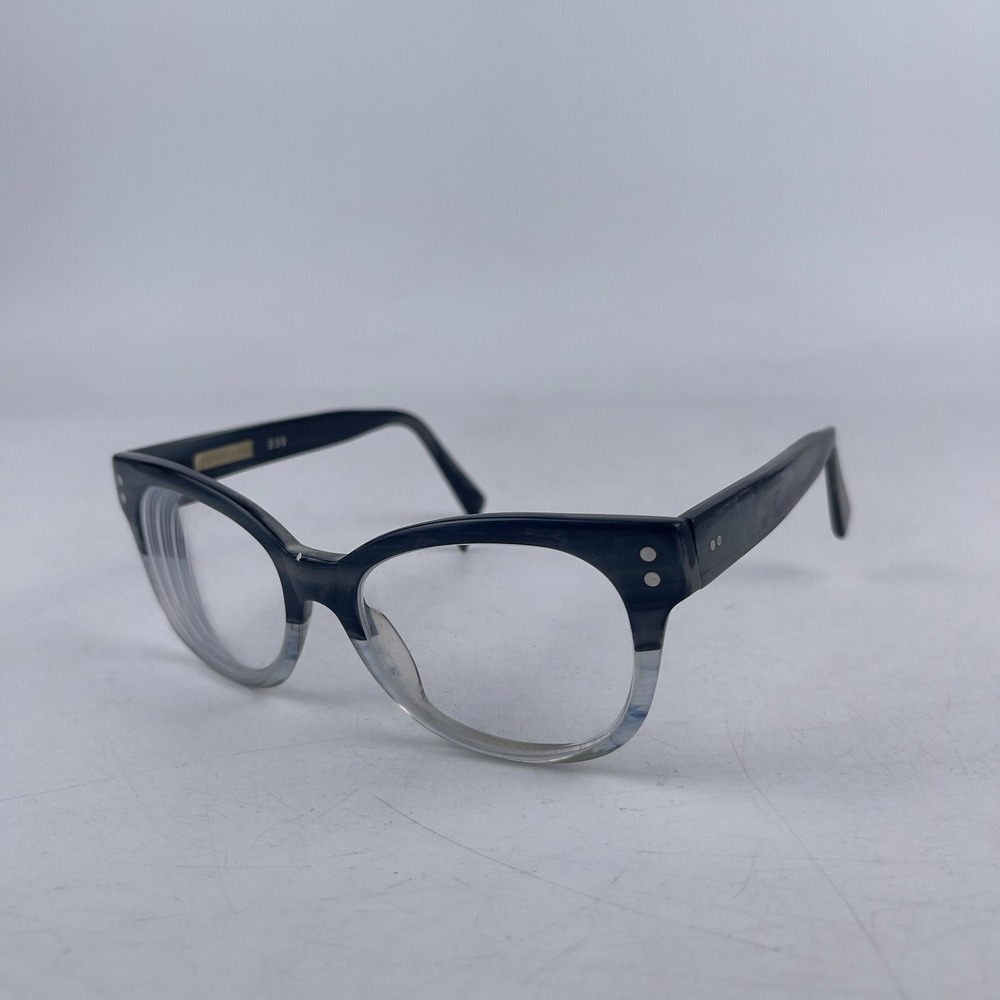Derek Lam 239 Unisex Eyeglasses Frame Black‎ Gray Plastic Cat Eye 50-19-143 mm